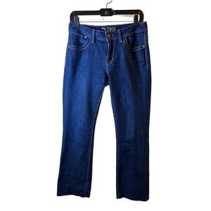 DL1961 Jennifer Dark Wash 5 Pocket High Rise 4 Way Stretch Bootcut Jeans 28